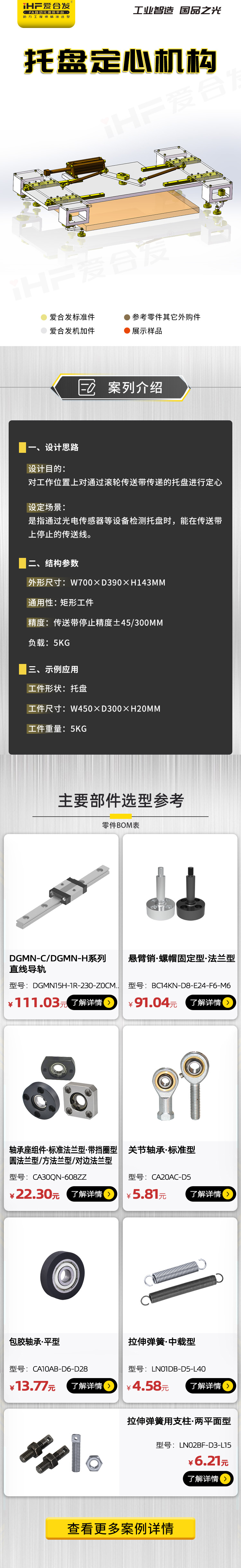 愛合發(fā)：案例介紹——托盤定心機構(gòu)！